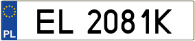 Truck License Plate